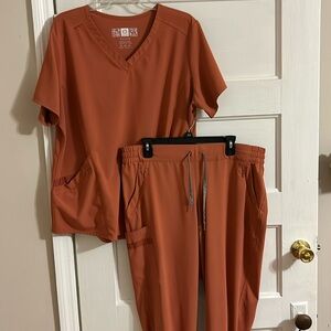 Orange WonderWink Scrubs